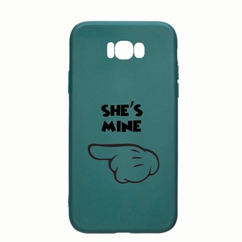 Husa Samsung Galaxy S8, She's Mine, rezistenta la uzura, anti-alunecare, din silicon Premium, ForestGreen, FG106 Husa Samsung Galaxy S8, She's Mine, rezistenta la uzura, anti-alunecare, din silicon Premium, ForestGreen, FG106