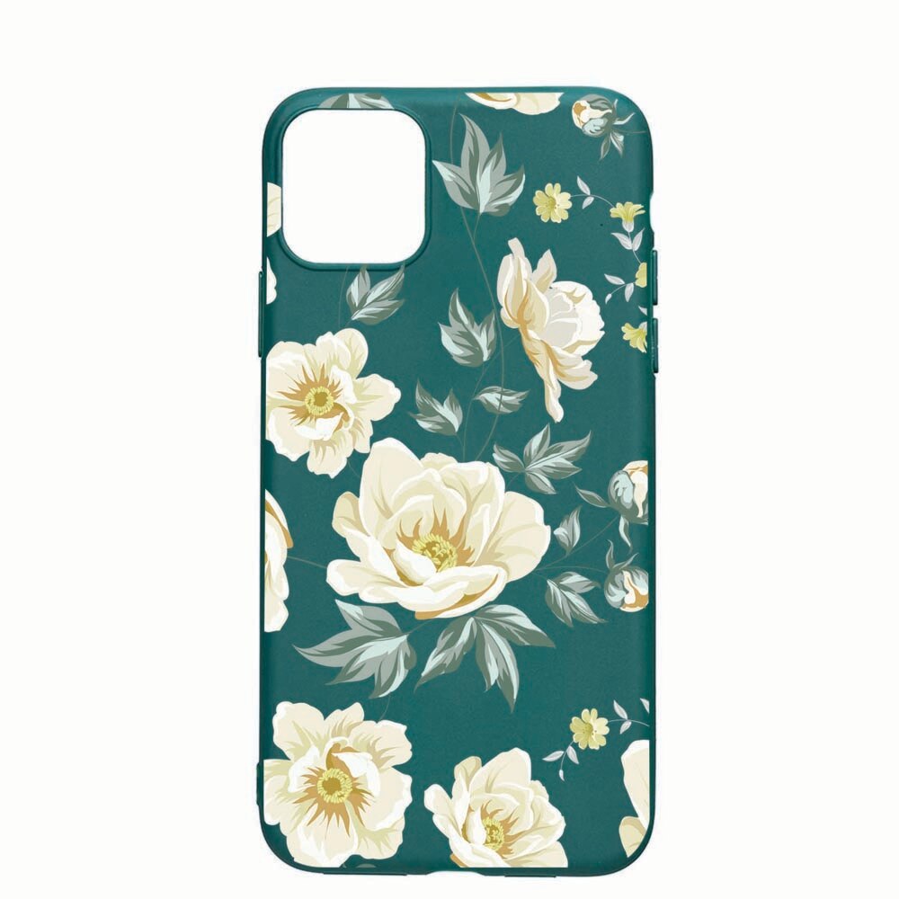 Husa Samsung Galaxy Note 10 Lite / Galaxy A81, Floral, rezistenta la uzura, anti-alunecare, din silicon Premium, ForestGreen, FG126