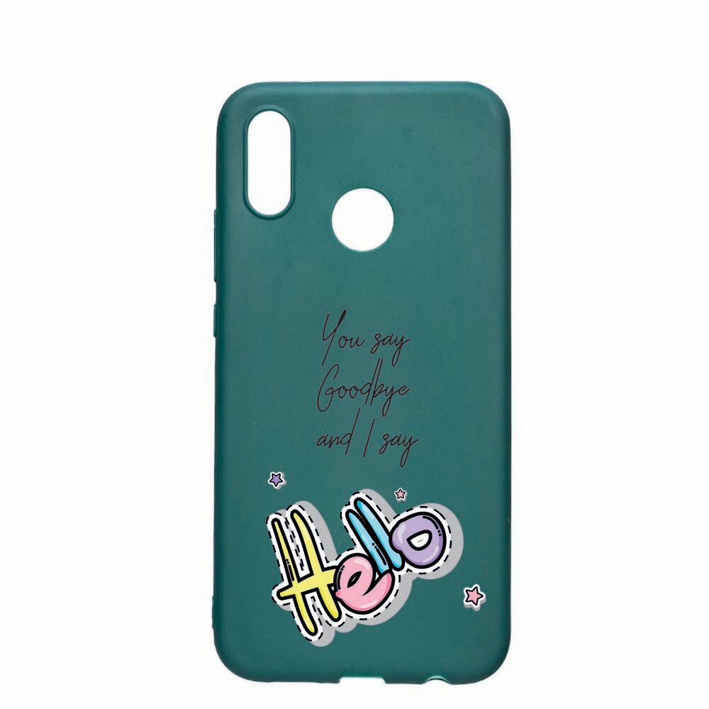Husa Samsung Galaxy A50, Hello, rezistenta la uzura, anti-alunecare, din silicon Premium, ForestGreen, FG148