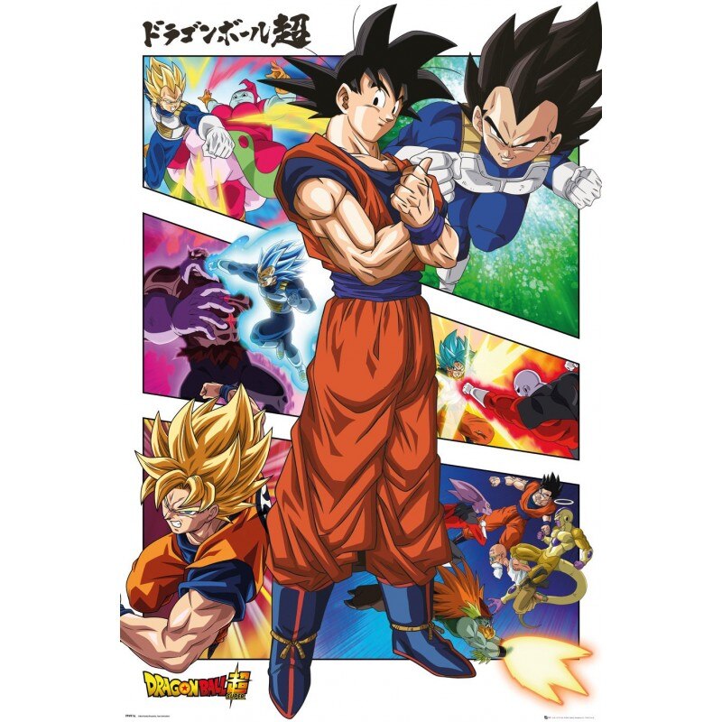Poster Dragon Ball Panels 61x91.5cm, Negru