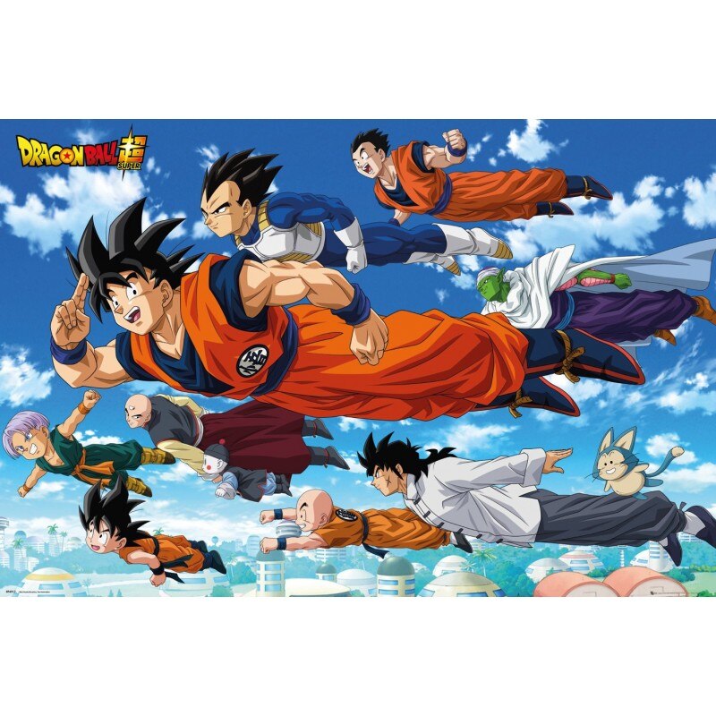Poster Dragon Ball Flying 61x91.5cm, Negru