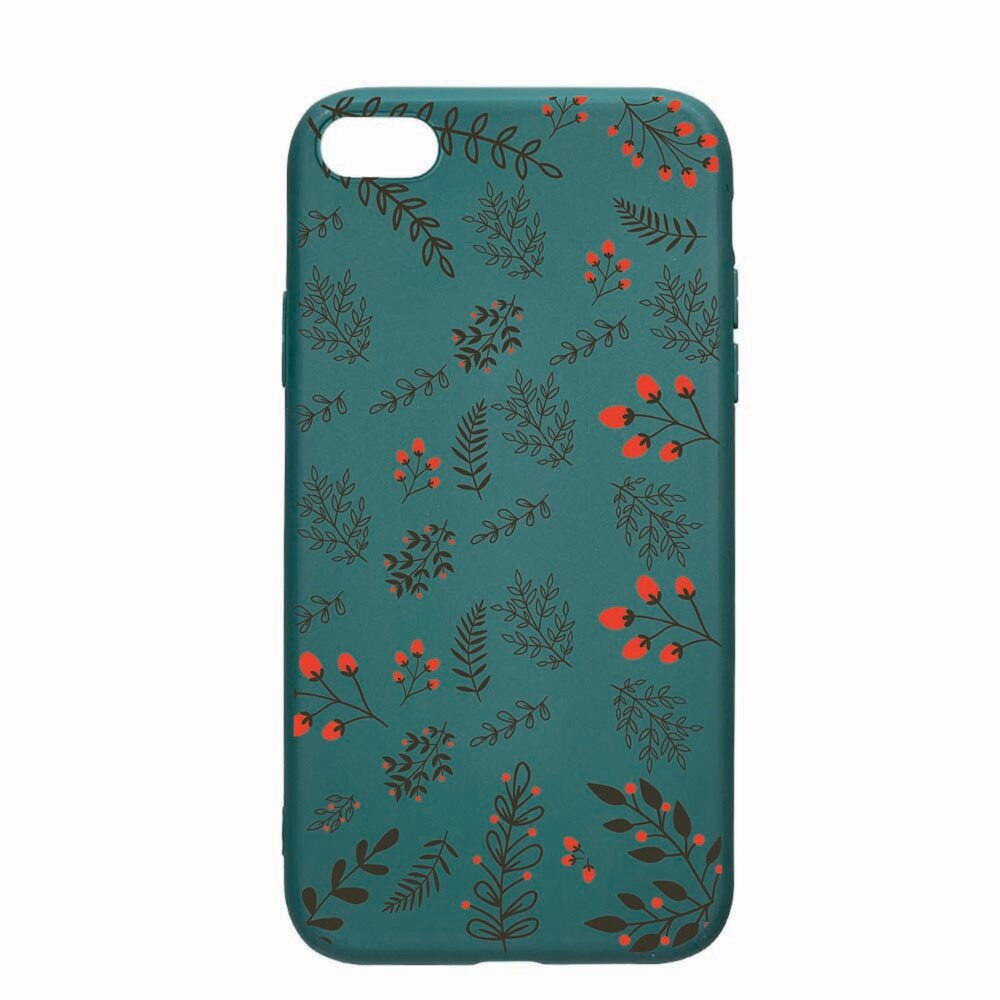 Husa Apple iPhone SE 2 / iPhone 8 / iPhone 7, Berry, rezistenta la uzura, anti-alunecare, din silicon Premium, ForestGreen, FG153