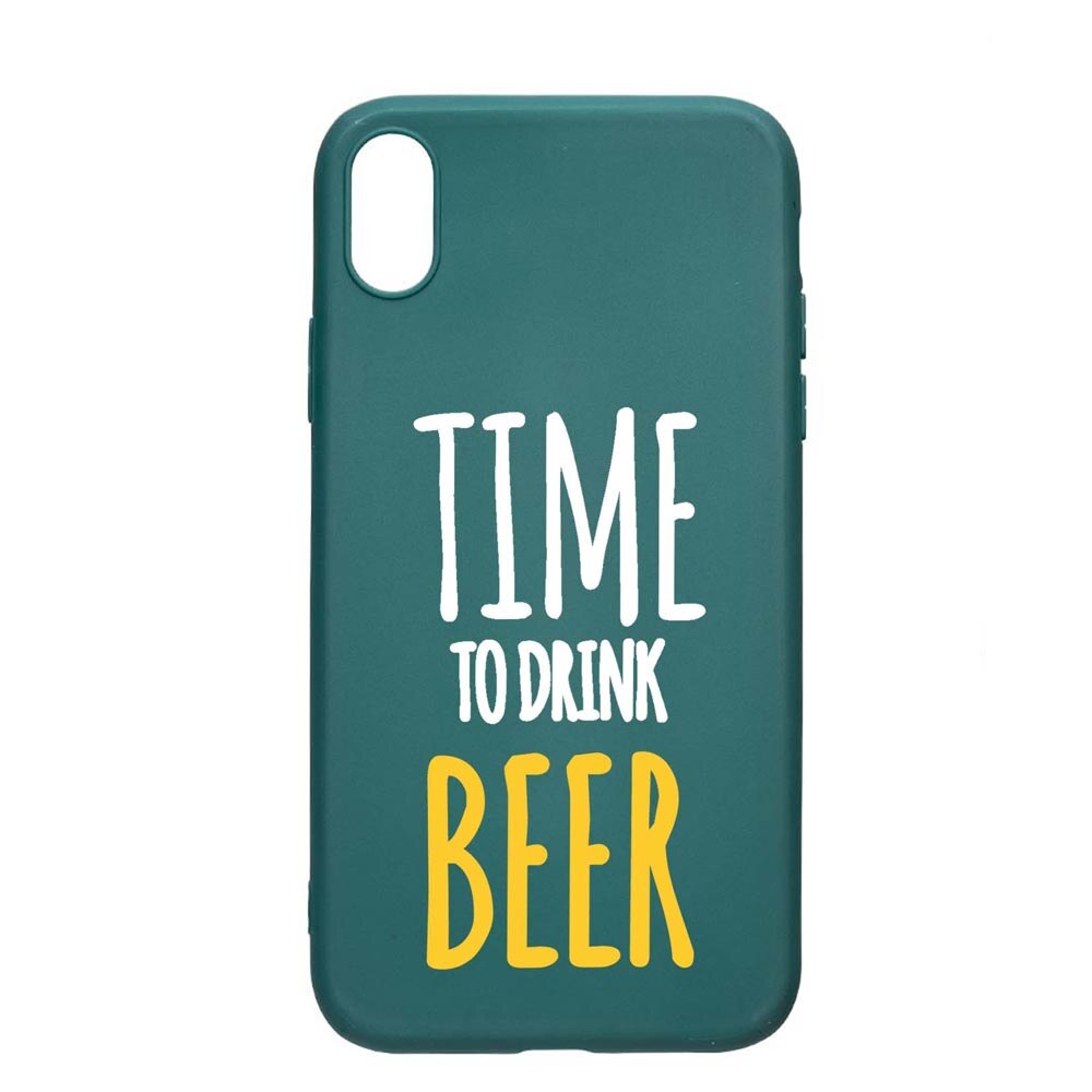 Husa Huawei Y6 2019, Beer, rezistenta la uzura, anti-alunecare, din silicon Premium, ForestGreen, FG157