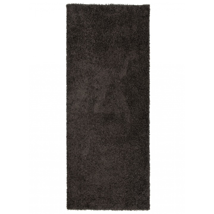 Covor Shaggy Chemex P113A negru 70x200