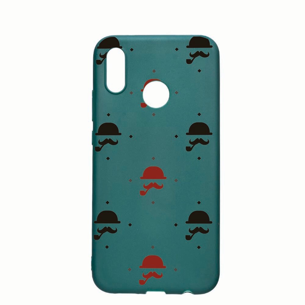 Husa Samsung Galaxy A30s, Mustache, rezistenta la uzura, anti-alunecare, din silicon Premium, ForestGreen, FG180