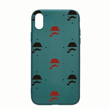 Husa Xiaomi Redmi 9A, Mustache, rezistenta la uzura, anti-alunecare, din silicon Premium, ForestGreen, FG180 Husa Xiaomi Redmi 9A, Mustache, rezistenta la uzura, anti-alunecare, din silicon Premium, ForestGreen, FG180