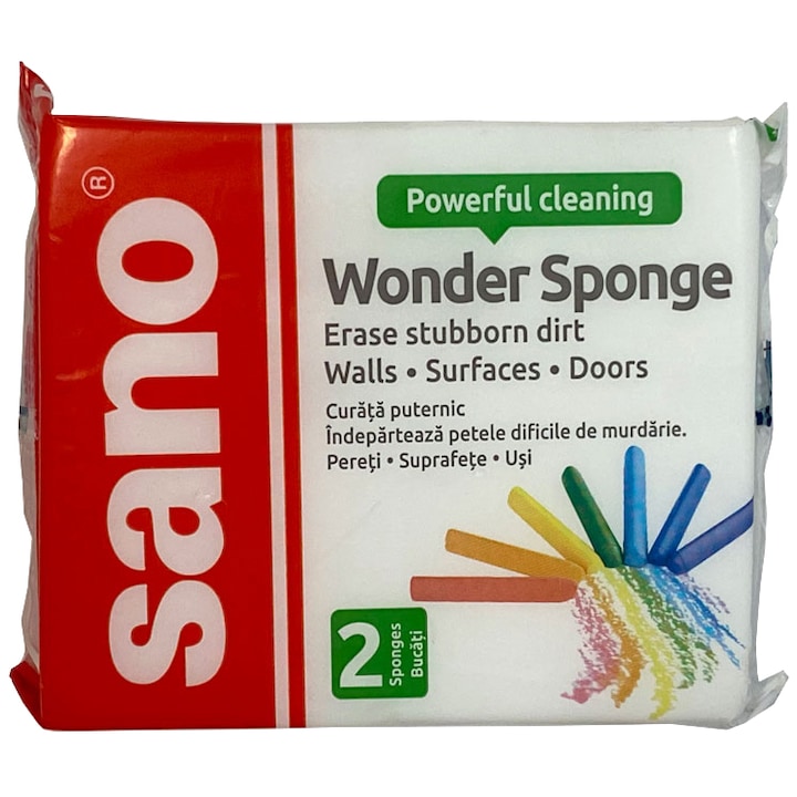 Гъби Sano Wonder Sponge, Универсални, 2 броя