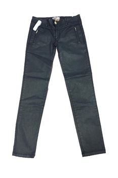 Pantaloni, Bershka, Negru/Auriu Pantaloni, Bershka, Negru/Auriu