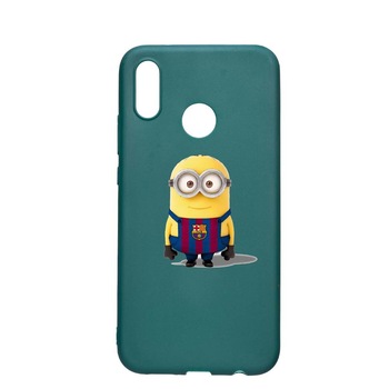 Husa Samsung Galaxy A40, Minion Football, rezistenta la uzura, anti-alunecare, din silicon Premium, ForestGreen, FG212 Husa Samsung Galaxy A40, Minion Football, rezistenta la uzura, anti-alunecare, din silicon Premium, ForestGreen, FG212