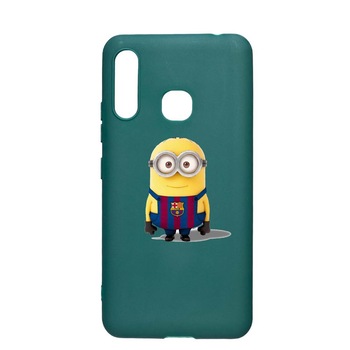 Husa Samsung Galaxy A70e, Minion Football, rezistenta la uzura, anti-alunecare, din silicon Premium, ForestGreen, FG212 Husa Samsung Galaxy A70e, Minion Football, rezistenta la uzura, anti-alunecare, din silicon Premium, ForestGreen, FG212