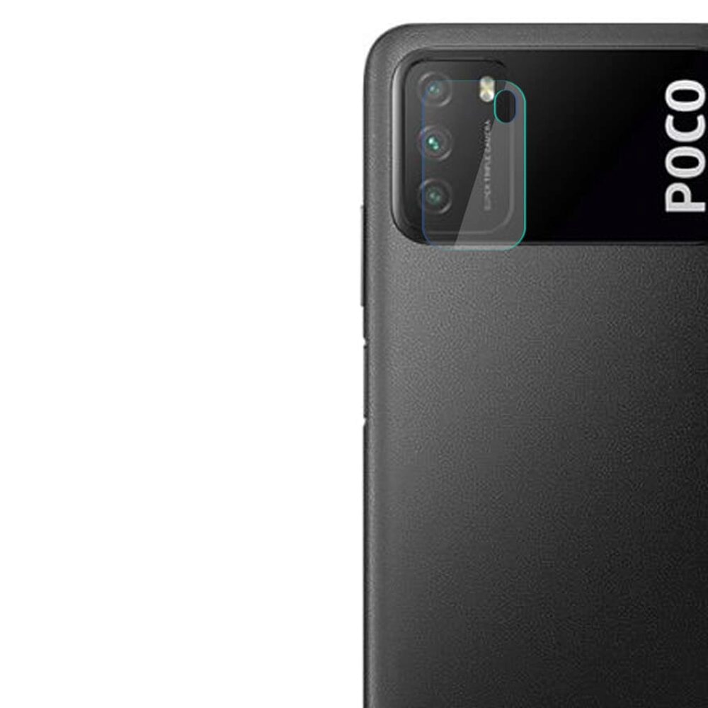Set 4xFolie Protectie Sticla Flexibila 3MK pentru Camera Xiaomi Poco M3, Structura Incasabila, 7H, 0.2 mm