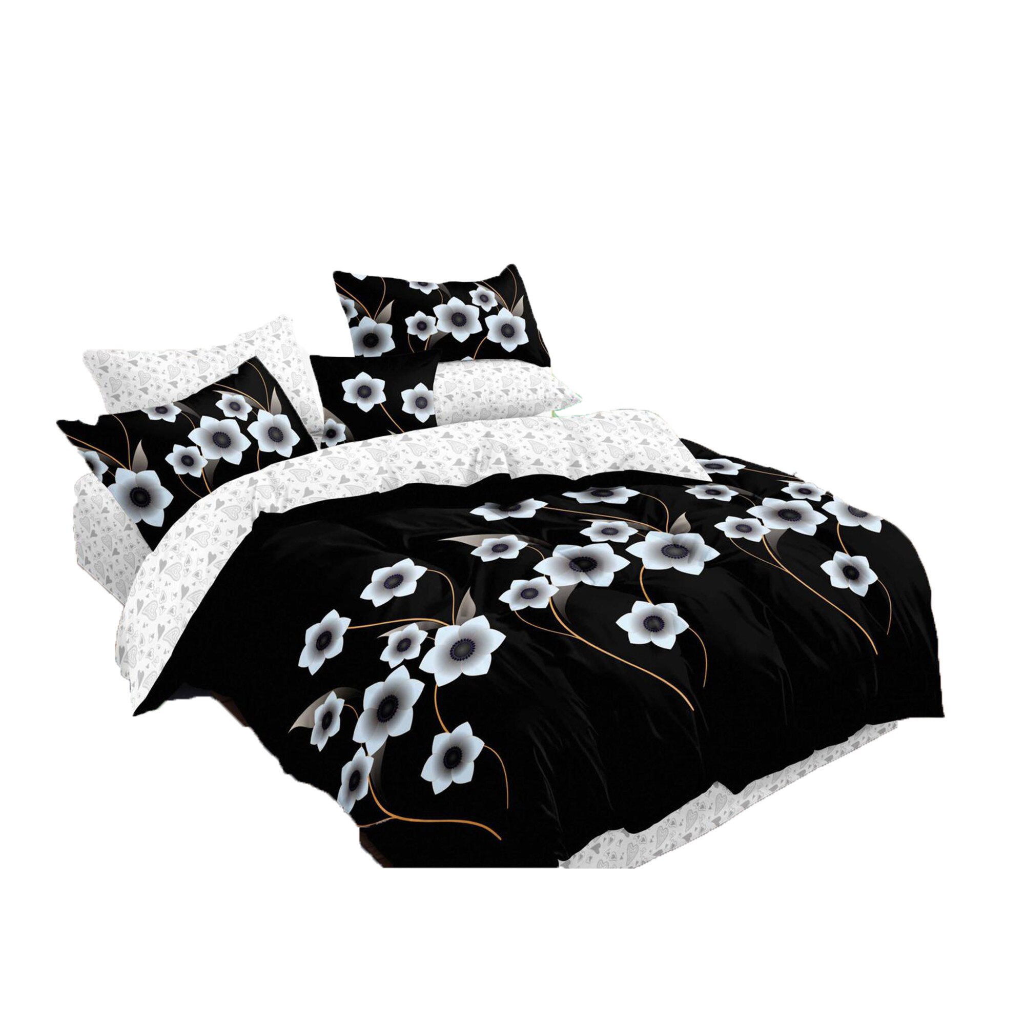 Lenjerie de Pat din Finet 6 Piese - Pat 2 Persoane - FL06