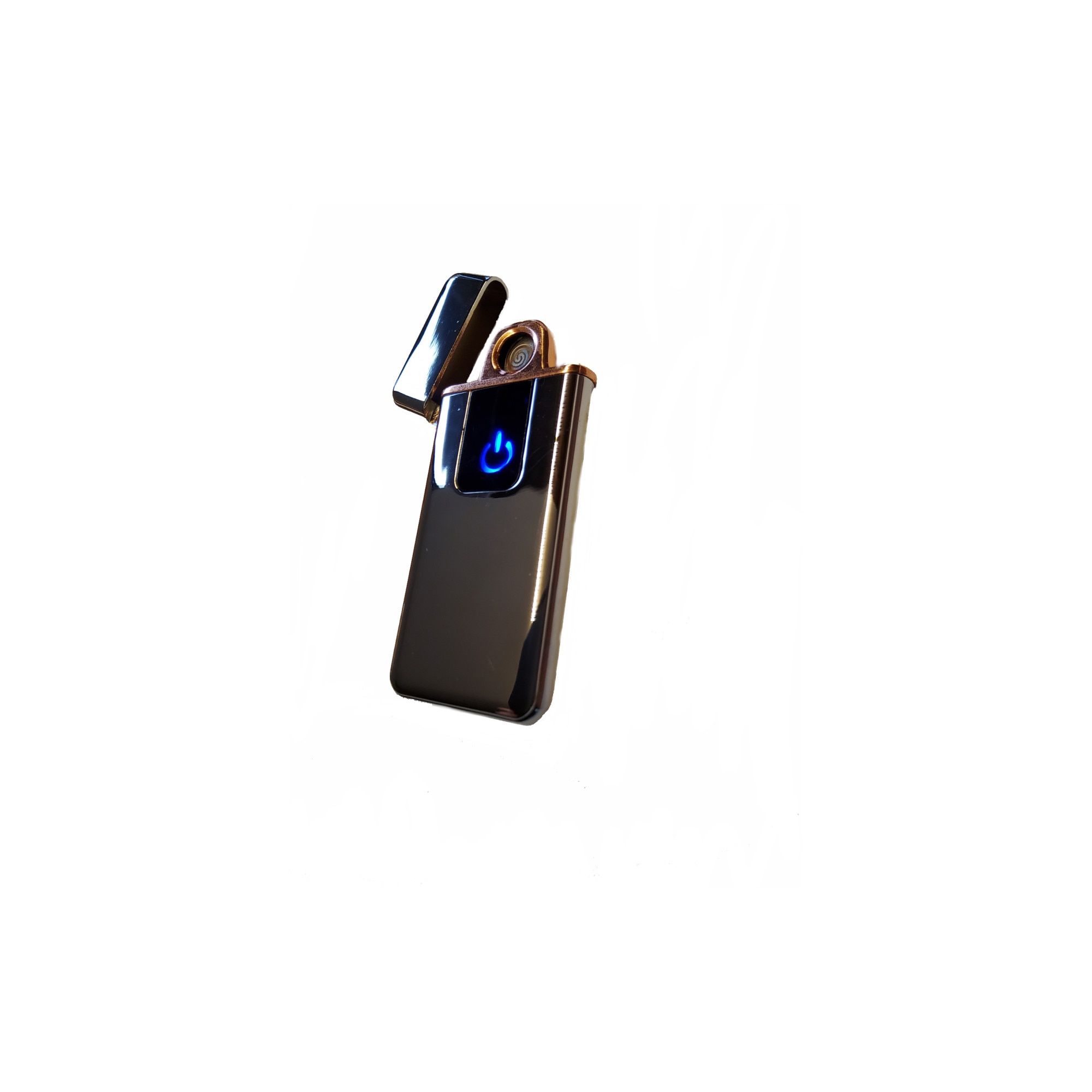 Тънка сребриста електрическа запалка с USB зареждане - eMAG.bg