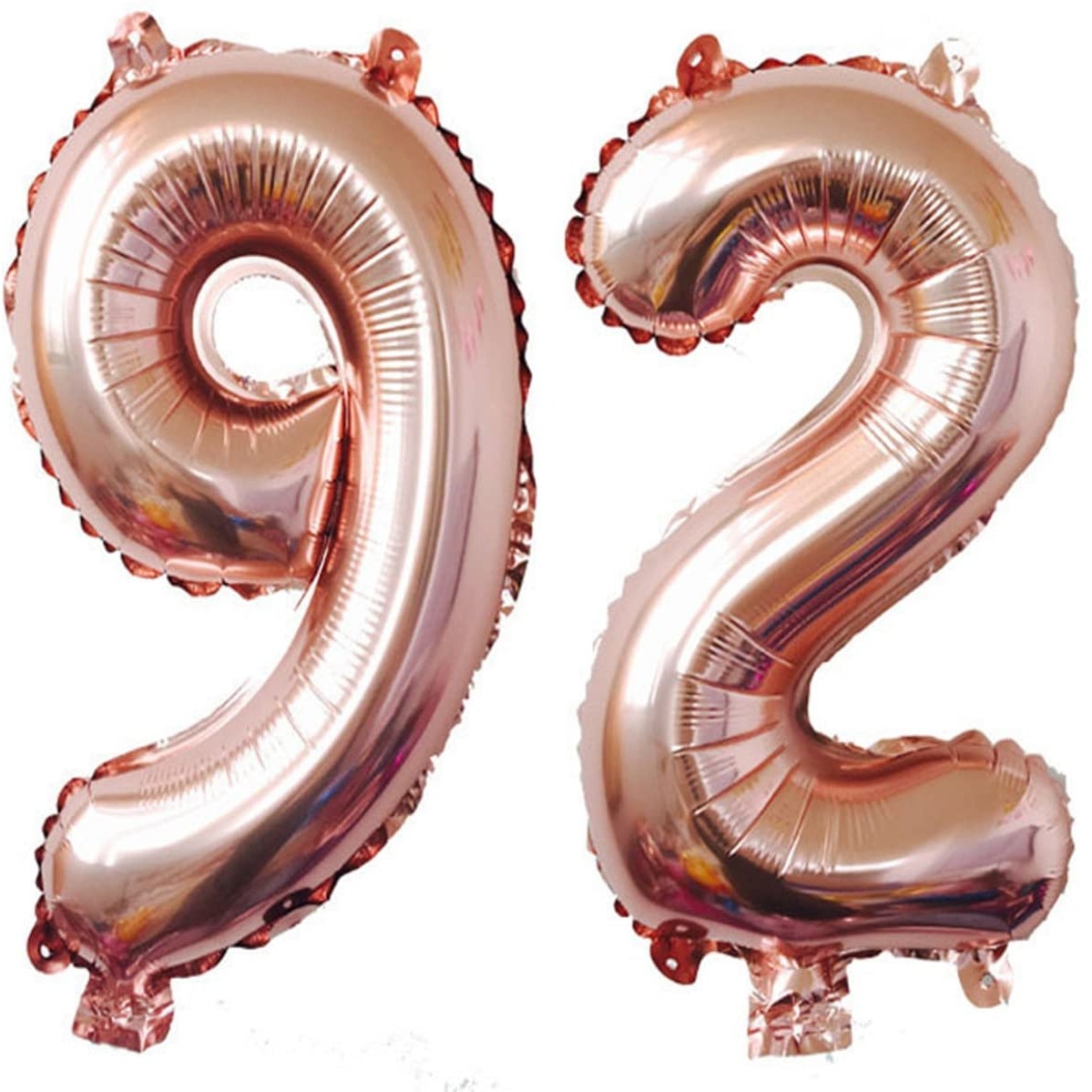 Set 2 baloane folie, WOW, Rose Gold, aniversare 92 ani, 105 cm - eMAG.ro
