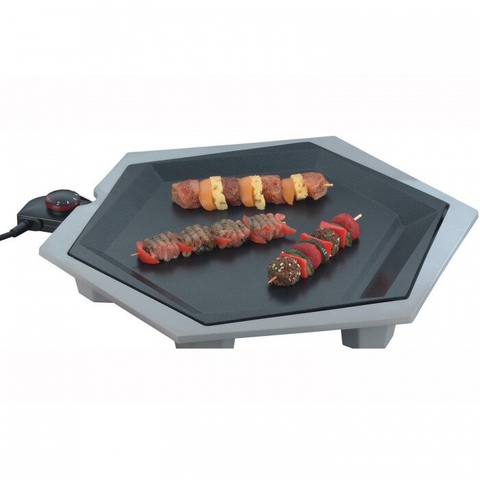 Set pentru gratar fanTasia editie speciala, 2200W, termostat detasabil, temperatura ajustabila fara niveluri, Rommelsbacher, FG 2204/SE