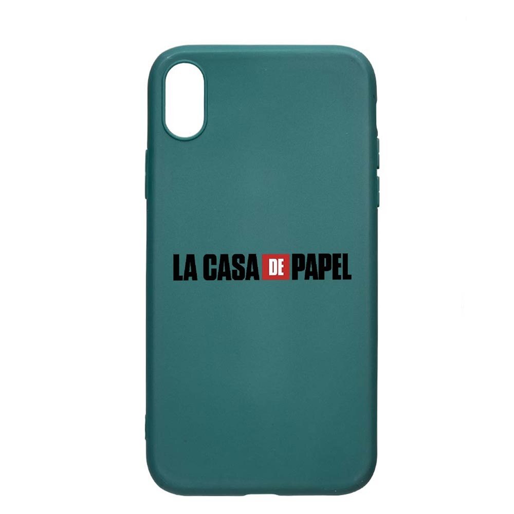Husa Samsung Galaxy A10, La Casa De Papel, rezistenta la uzura, anti-alunecare, din silicon Premium, ForestGreen, FG292