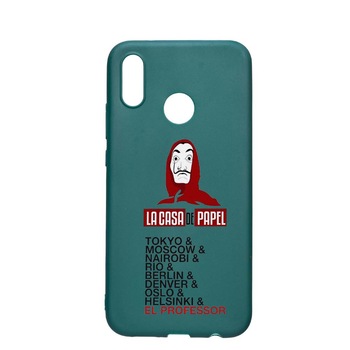 Husa Samsung Galaxy A30s, La Casa De Papel, rezistenta la uzura, anti-alunecare, din silicon Premium, ForestGreen, FG296 Husa Samsung Galaxy A30s, La Casa De Papel, rezistenta la uzura, anti-alunecare, din silicon Premium, ForestGreen, FG296