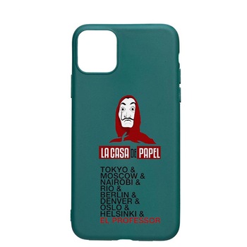 Husa Samsung Galaxy Note 10 Lite / Galaxy A81, La Casa De Papel, rezistenta la uzura, anti-alunecare, din silicon Premium, ForestGreen, FG296 Husa Samsung Galaxy Note 10 Lite / Galaxy A81, La Casa De Papel, rezistenta la uzura, anti-alunecare, din silicon Premium, ForestGreen, FG296