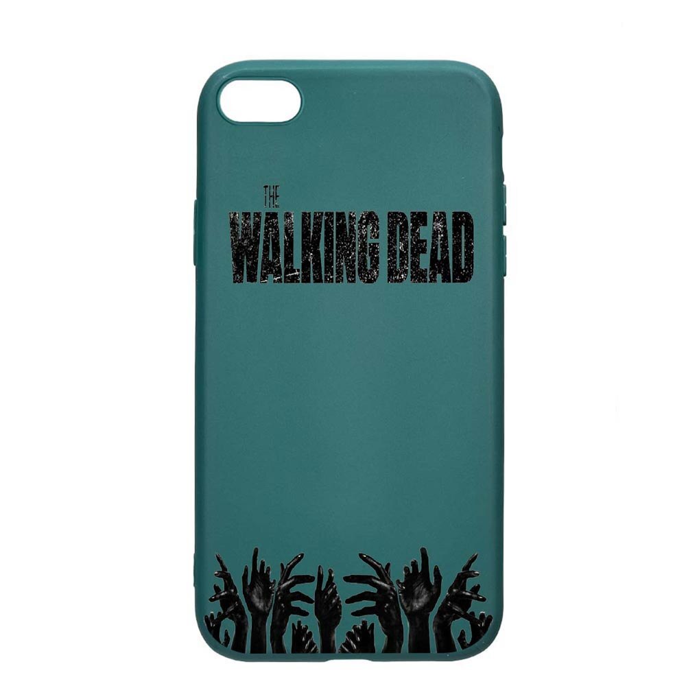 Husa Apple iPhone SE 2 / iPhone 8 / iPhone 7, The Walking Dead, rezistenta la uzura, anti-alunecare, din silicon Premium, ForestGreen, FG301