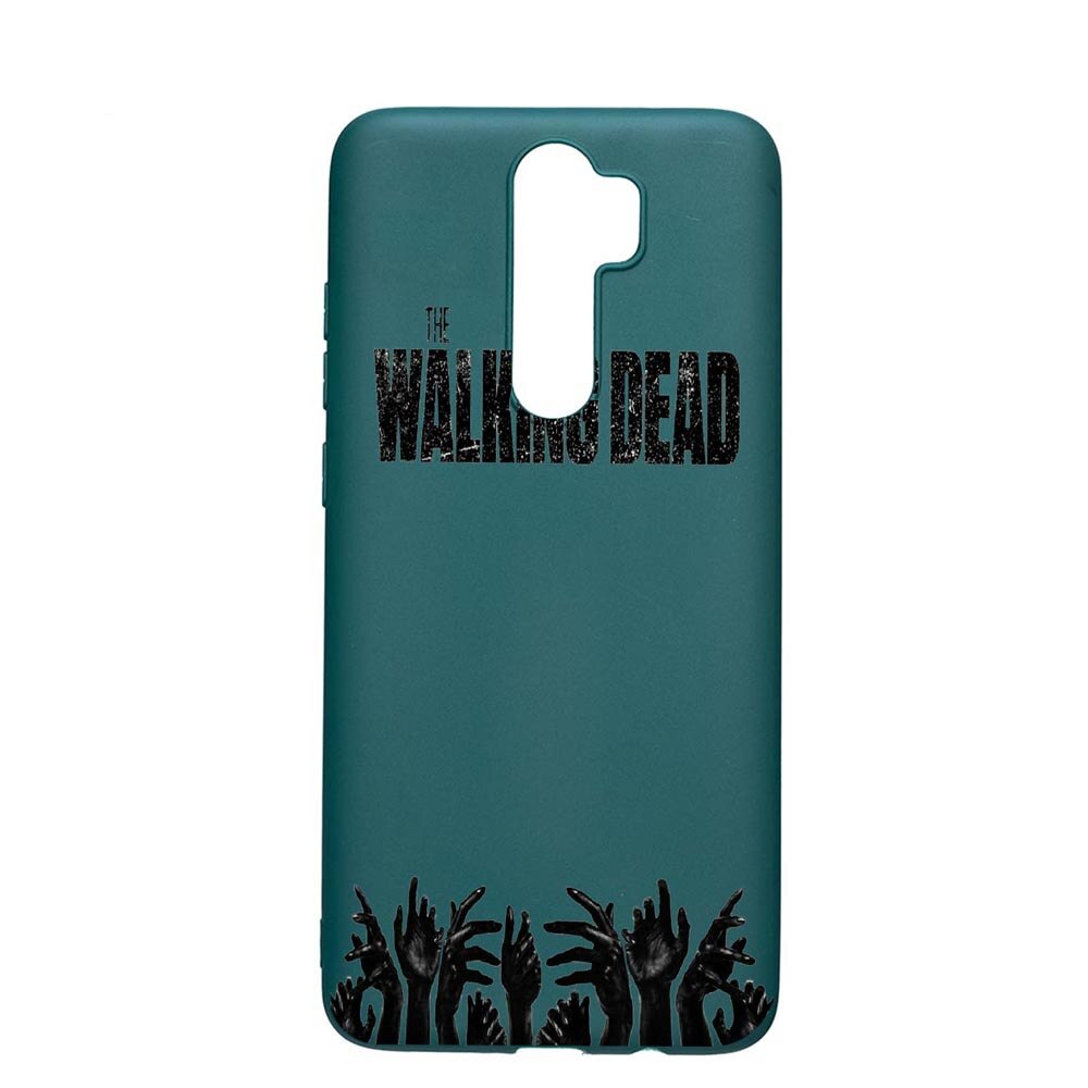 Husa Xiaomi Redmi Note 8 Pro, The Walking Dead, rezistenta la uzura, anti-alunecare, din silicon Premium, ForestGreen, FG301