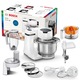 Robot de bucatarie BOSCH Mum Serie 2 MUMS2EW40, 700 W, 3.8 l, blender 1.25 l, masina de tocat carne, 4 trepte viteza, alb