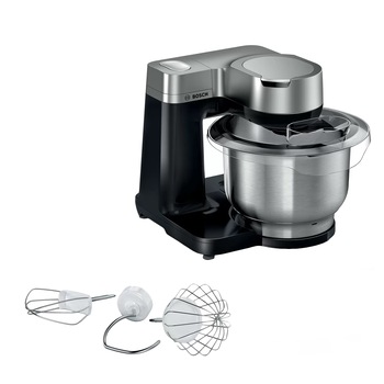 Robot de bucatarie Bosch MUMS2VM00, 900 W, 7 viteze + Pulse, bol 3.8 l, Mixare planetara 3D Negru/Argintiu Robot de bucatarie Bosch MUMS2VM00, 900 W, 7 viteze + Pulse, bol 3.8 l, Mixare planetara 3D Negru/Argintiu
