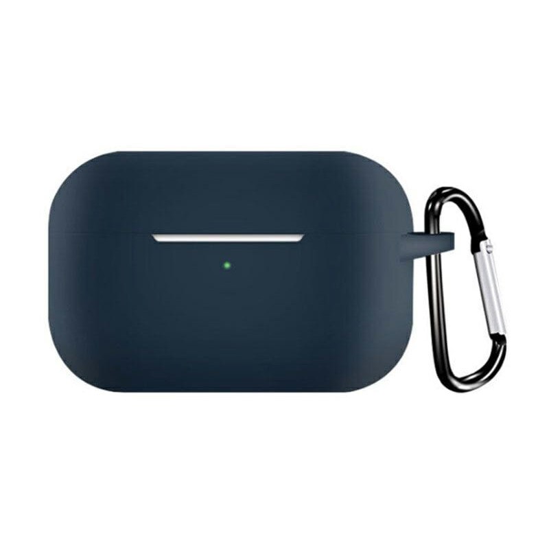 Husa pentru protectia castilor Apple Airpods Pro, culoare albastru inchis