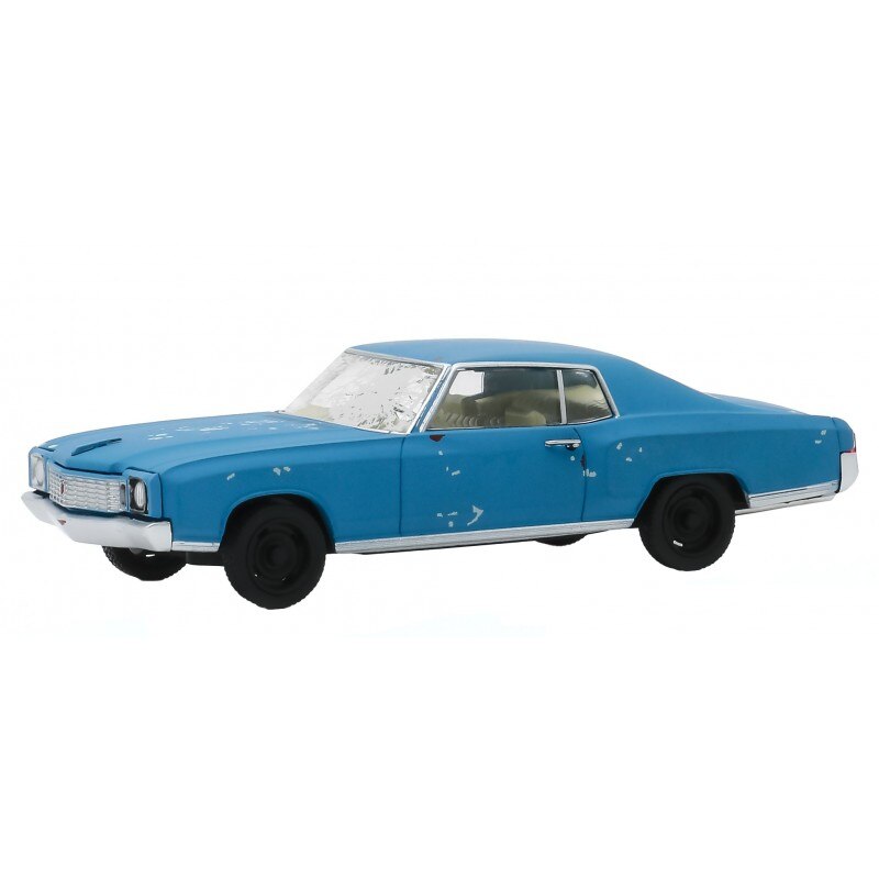 Macheta auto Ace Ventura Chevrolet Monte Carlo 1972 , 1/64 , Metalica, Multicolor