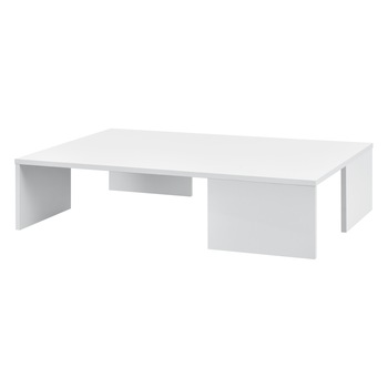 Masuta cafea Tierp W, en.casa, 21 x 90 x 60 cm, PAL, alb extra lucios Masuta cafea Tierp W, en.casa, 21 x 90 x 60 cm, PAL, alb extra lucios