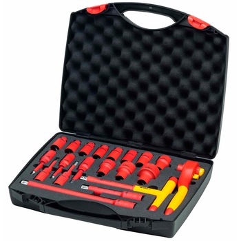 Set chei tubulare izolate la 1000V, WIHA, 1/2 Set chei tubulare izolate la 1000V, WIHA, 1/2