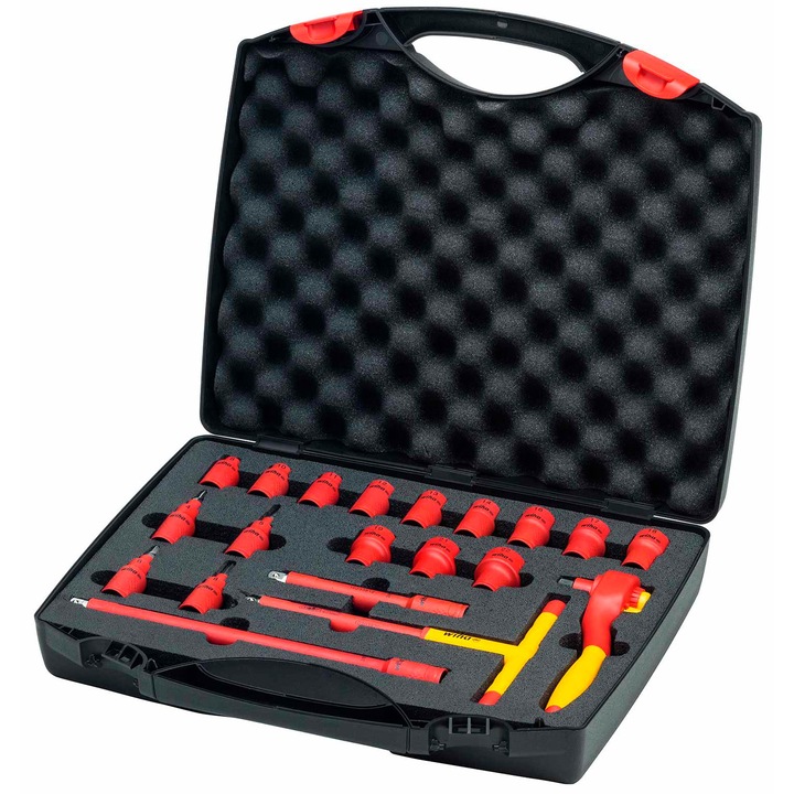 Wiha szigetelt csavarkulcs -készlet, 3/8 ", 20 db, 1000V