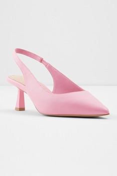 Aldo, Pantofi slingback de piele ecologica cu varf ascutit Peranga Aldo, Pantofi slingback de piele ecologica cu varf ascutit Peranga