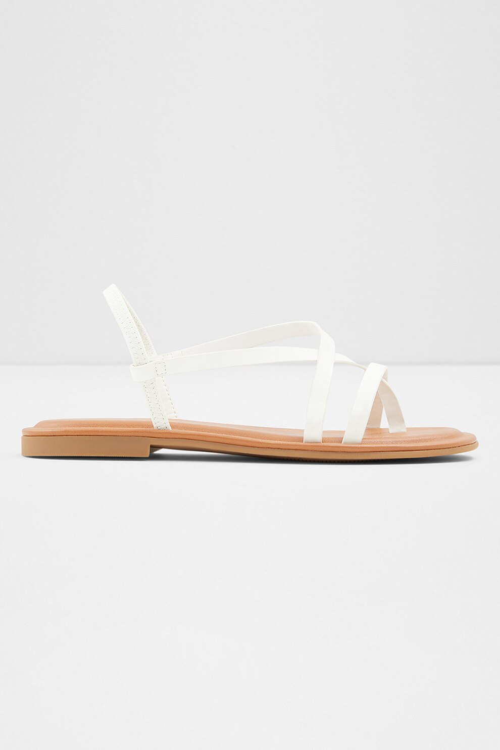 Aldo, Sandale de piele ecologic cu barete multiple Broasa