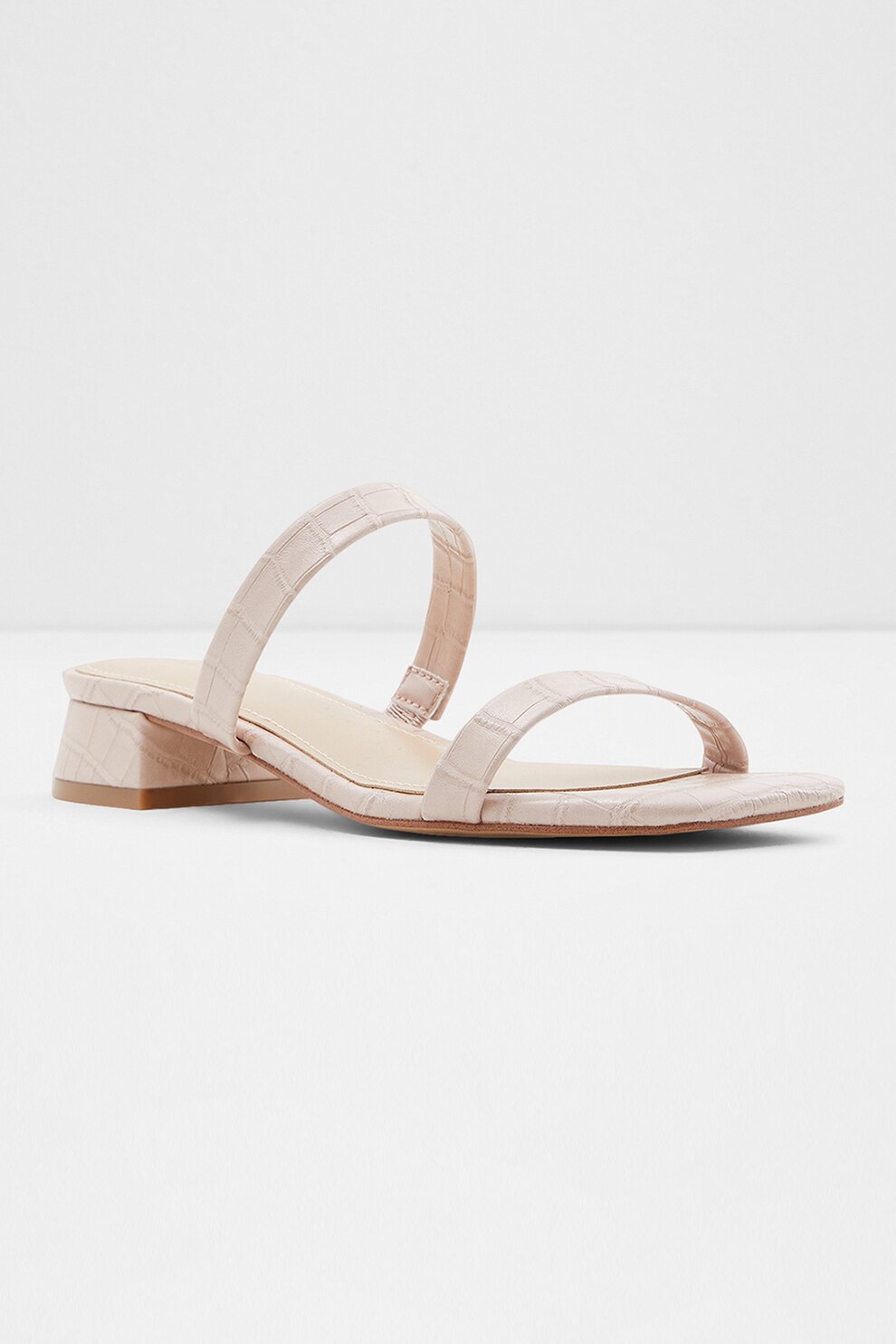 Aldo, Papuci cu toc, de piele ecologica cu barete multiple Biliwen