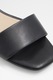 Aldo, Sandale slingback de piele Doredda, Negru, 7