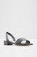 Aldo, Sandale slingback de piele Doredda, Negru, 7