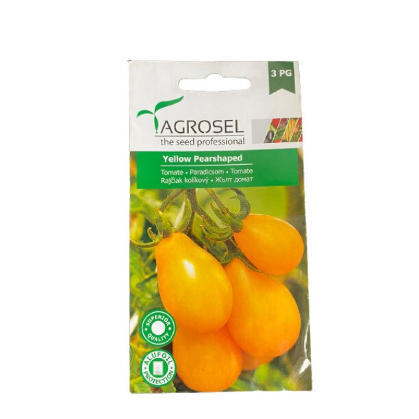 Seminte tomate, Yellow Pearshaped, la plic, Agrosel - 2 gr