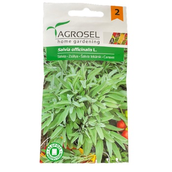 Seminte salvia, Salvia Officinalis, la plic, Agrosel - 2.5 gr Seminte salvia, Salvia Officinalis, la plic, Agrosel - 2.5 gr