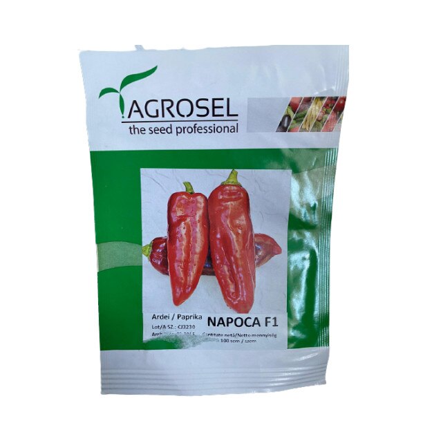 Seminte ardei Napoca F1 - plic 100 seminte