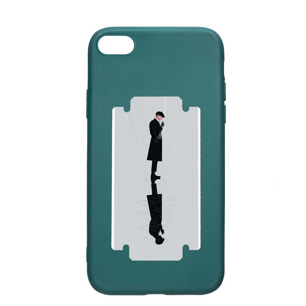 Husa Apple iPhone 6S / 6, Peaky Blinders, rezistenta la uzura, anti-alunecare, din silicon Premium, ForestGreen, FG386