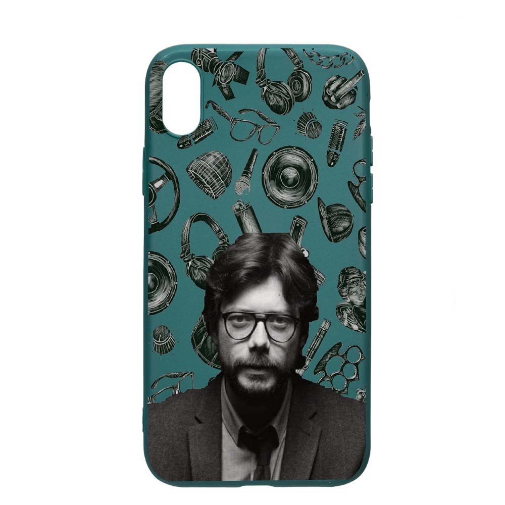 Husa Xiaomi Redmi 9A, La Casa De Papel, rezistenta la uzura, anti-alunecare, din silicon Premium, ForestGreen, FG388