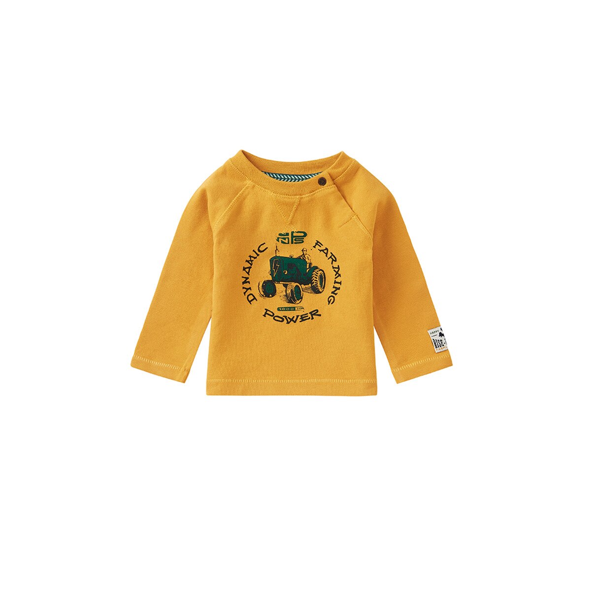Bluza bebe, Noppies, bumbac organic, Seymour, galbena