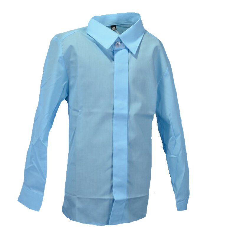 Camasa cu maneca lunga pentru baieti Mini Junior KSL-127C, Albastru