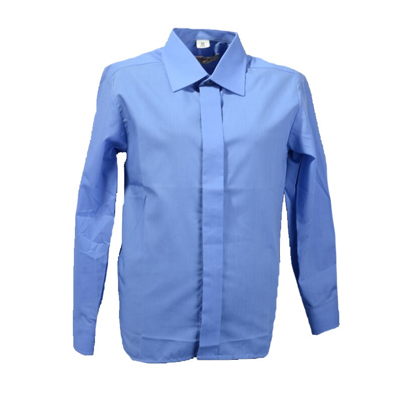 Camasa cu maneca lunga pentru baieti Jankes KSL-112C-2, Albastru, 164 cm