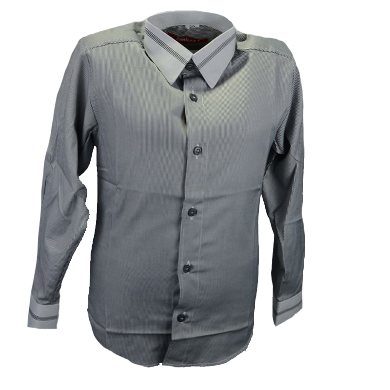 Camasa cu maneca lunga pentru baieti Jankes KSL-122C, Gri, 122 cm