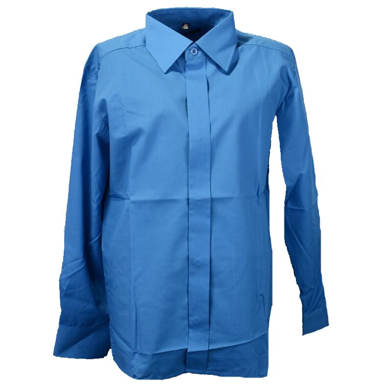 Camasa cu maneca lunga pentru baieti Mini Junior KSL-118C, Albastru