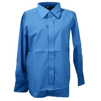 Camasa cu maneca lunga pentru baieti Mini Junior KSL-118C, Albastru Camasa cu maneca lunga pentru baieti Mini Junior KSL-118C, Albastru