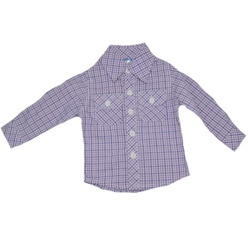 Camasa cu maneca lunga pentru baieti Mini Junior KSL-141C, Mov, 74 cm Camasa cu maneca lunga pentru baieti Mini Junior KSL-141C, Mov, 74 cm