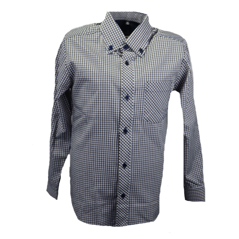 Camasa cu maneca lunga pentru baieti Mini Junior KSL-147C, Multicolor, 128 cm