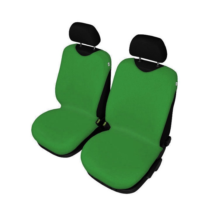 Калъфи за предни седалки Cridem, тип потник, 2 броя, Зелен
